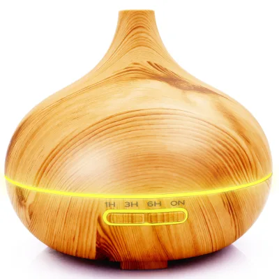 Diffusers for Essential Oils, 400ml Essential Oil Diffusers, Ultrasonic Oil Diffuser with Timer, 7 Colors Light for Bedroom