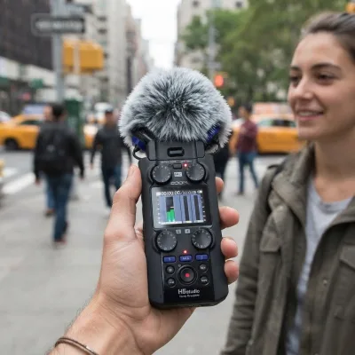 Plush Voice Recorder Cover Anti-spray Microphone Cover for Studio Use Universal Compatibility