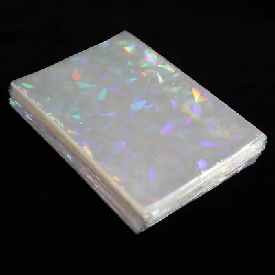 Trendy Trading Crad Game Hologram Holders Laser Card Sleeve