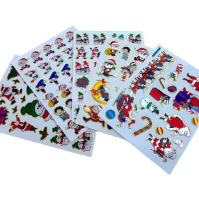 PVC Christmas Window Sticker Cartoon Window Sticker Transfer XMAS Removable Window Sticker