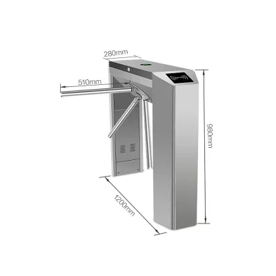Humanoid Access Control System Products Office Mall Entrance Revolving Door Residential Access Control Management System