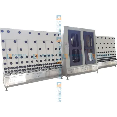 New High End 2000mm Vertical Automatic Glass Washing and Drying Machine with PLC Control and High-Power Motor