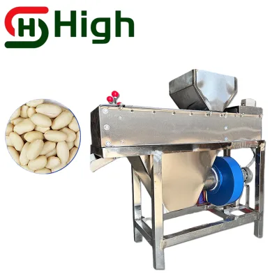 Stainless Baked Peanut Decorticator Dry Roller Skin Remover for Peanut Food Processing Equipment