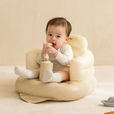 Hot-Selling Baby Learning Chair Portable Baby Learning Sofa Thickened Learning Seat Children's Inflatable Toy Baby Seat Chair