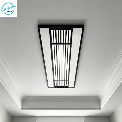 1500x450mm Minimalist Vertical Linear Air Diffuser - Decorative Strip Air Grille for Modern Interior