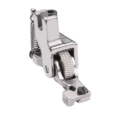 Adjustable Invisible Zipper Sewing Machine New Flat Car Roller & Anti-Wrinkle Presser Foot Industrial Gear for Apparel Sewing
