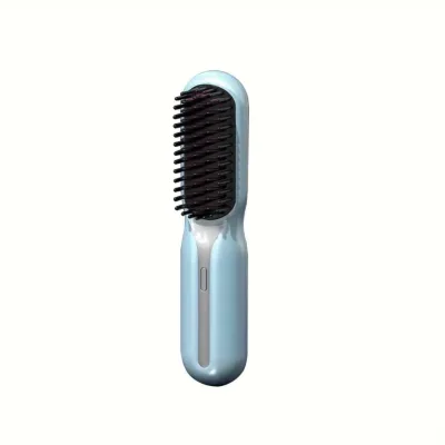 Wireless Straight Hair Comb Charging Negative Ions Do Not Hurt Hair Portable Straight Hair Comb Straight Curl Dual-purpose