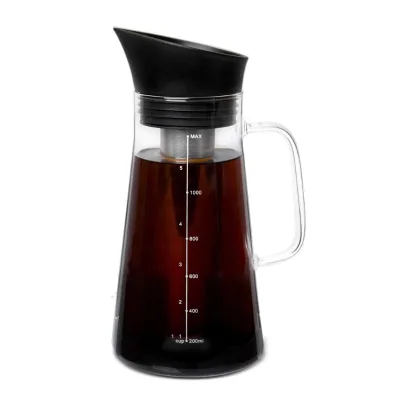 Airtight Cold Brew Iced Coffee Maker Iced Tea Maker with Spout and Removable Filter