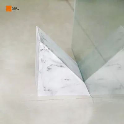 Nice Design Triangle Shape Polyresin Marble Floor Door Stop Stopper