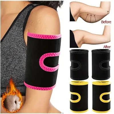 Arm Trimmers for Women Men,Sauna Sweat Arm Trainer,Adjustable Sweat Arm Shaper Slimming Bands for Flabby Arm,Sports,Workout