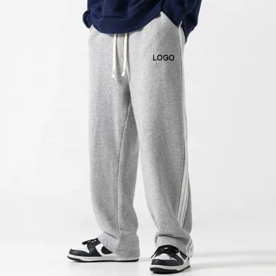 Autumn 2025 New Sports Casual Pants Men Loose Versatile Embroidered or Printed Logo Side Strip Sweatpants