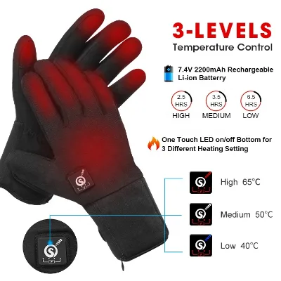 Winter Touchscreen Gloves Warm Running Gloves Windproof Water Resistant Lightweight Thermal Glove for Hiking Cycling Driving