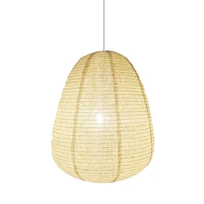 Modern Japan Textile Pendant Lighting Collapsible Lampshade Custom Lantern