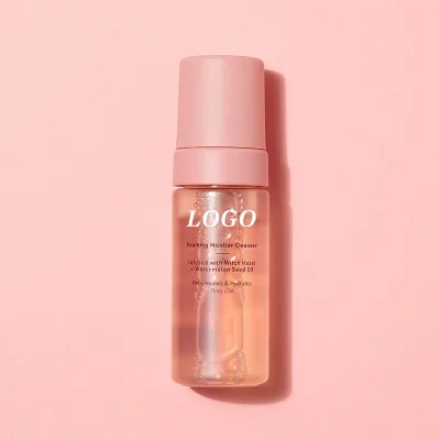MOQ Skin Care Watermelon Gentle Foam Mousse Cleanser Moisturizing Whitening Deep Cleansing Face Wash Facial Cleanser