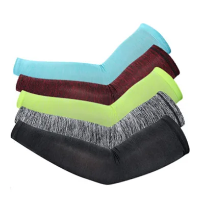 OEM Custom Sun Protection Fresh Cool Cooling Sweat Absorbent Cycling Arm Sleeves