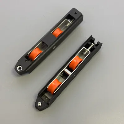 Modern Design Double Wheels for Sliding Doors and Windows Plastic Shell with Steel and Iron Bearings for Exterior Application