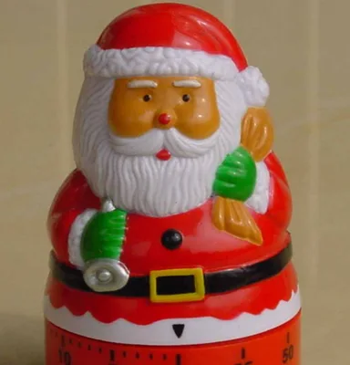 Cute Christmas Santa Claus Kitchen Timer