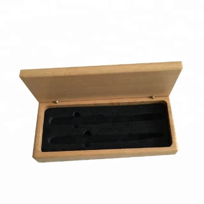 Stock Beech Wood Double Pen Gift Boxes