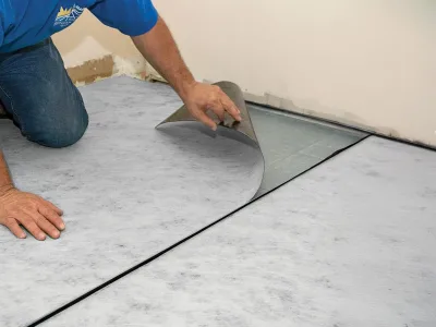 Mapeguard 2 Crack Isolation Waterproofing Sound Reduction Lightweight Fiberglass Plastic Peel Stick Membrane