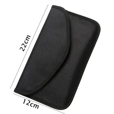 Oxford Fabric Faraday Pouch Envelope Flap Digital Privacy Protector Block GPS/WiFi/Bluetooth/NFC RFID Anti-Tracking Anti-Theft
