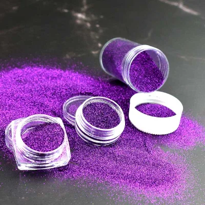 Biodegradable Glitter Eco-friendly Fluorescent Candy Colour Fine Dust Polyester Biodegradable Glitter