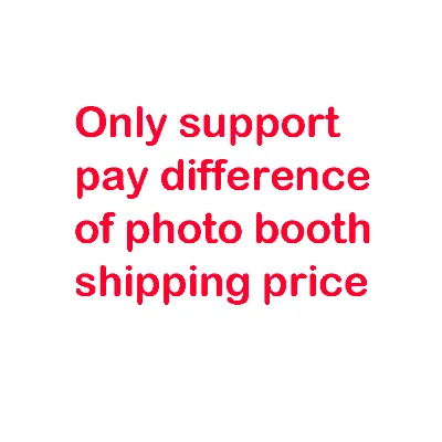 Photo Booth Shipping Price Difference