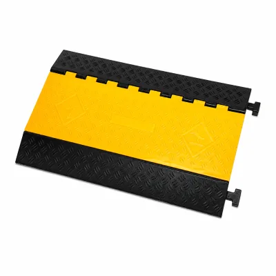 Factory Wholesale Customize Heavy Duty Flip Cover 5 Channel Cable Ramp Floor Wire Protection TPU Cable Protector