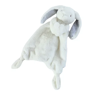 Whosale Comforter Towel Baby Super Soft Superflexible Fibre Baby Other Blanket Baby' Bedtime Play Cute Rabbit Puppet Toys