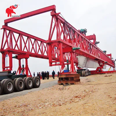 Heavy Duty Bridge Girder Erecting Beam Launcher 150Ton 160Ton 180Ton 200 Ton Bridge Beam Launcher Crane for Road Construction