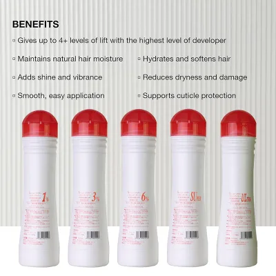 Q8 Professional Peroxide Creme 10 Volume Developer 33.8 Fl Oz for Hair Coloring Bleaching, High-Performance Hair Color Toner Dye
