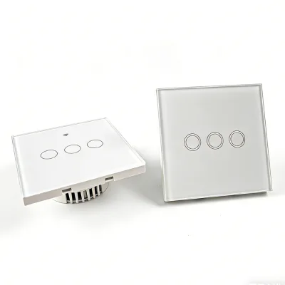 Smart Touch Switch 3-500W Fire Resistant Material Overload Protection