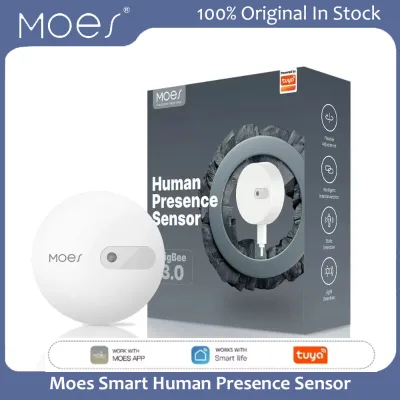 Moes Tuya Human Presence Sensor Radar Wave Detection Settable Distance App Control Smart Home Linkage