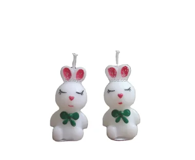 Rabbit Shaped Candle/Lovely Cute Rabbit Candles for Easter Decoration