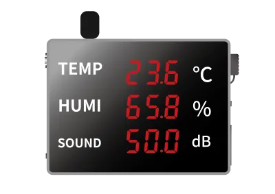 Environment Continuous Sound Measurement NOISE METER WARNING INDICATOR