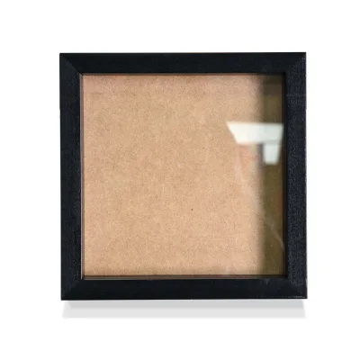 Pop 6x8 8x10 11x14 Inch Modern Wall Hanging Picture Display Black Solid Wood Deep Shadow Box