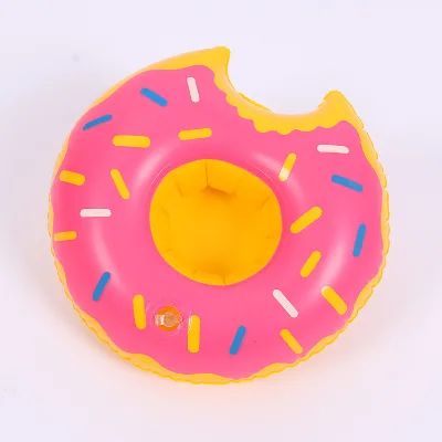 Swimming Pool Holder Inflatable Drink Holder Donut Drink Pool Floats Cup Holders for Summer Pool Party