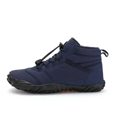 Unisex Men Women Earthing Grounding Shoes Botas De Senderismo Waterproof Warm Fur Lining Hiking Boots