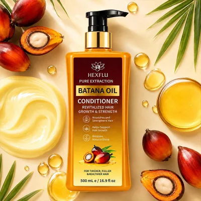 Best Selling HEXFLU 500ml Batana Oil Conditioner Repair Hair Core and Reduce Hair Loss Reduce Forking Gentle Color protection