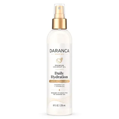Custom Logo Organic Natural Rice Aloe Conunut Argan Oil Hair Perfume Leave in Conditioner Heat Protectant Hair Spray