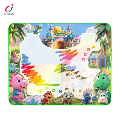 Chengji Water Doodle Mat Kids Painting Writing Color Montessori Educational Cartoon Dinosaur Creative Magic Water Drawing Mat