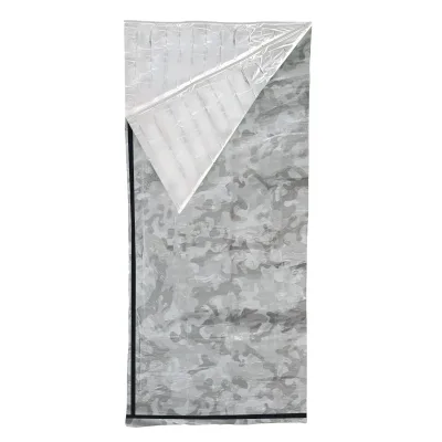 Emergency Survival PE Rectangular Sleeping Bag for Cold Weather 1.8m-2m Length Lightweight Outdoor Camping