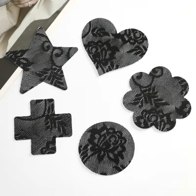 Multi-shape Lace Breast Tape Breathable and Non-revealing Breast Tape Soft Nippies Nipple Cover Sticky