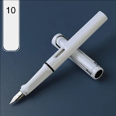 JR F011 Wholesale High-Grade Colorful Classic Plastic Stainless Steel Tip Ink Converter 140mm Cap Fountain Pen M Nib Writing