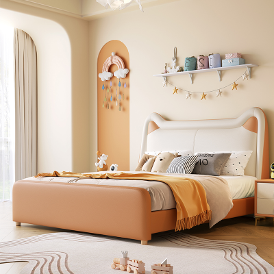 Beautiful Colors Modern Design King Size Bed for Bedroom Furniture Luxury Queen Bed Frame