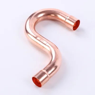 Premium TP2 Copper S-Bend Pipe Fitting P-Trap for HVAC Refrigeration and Plumbing Cooling System