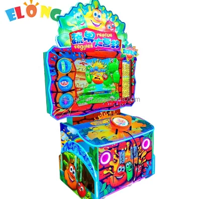 New Product Arcade Lottery Ticket Machine Vegetable Rescue Video Game Machine