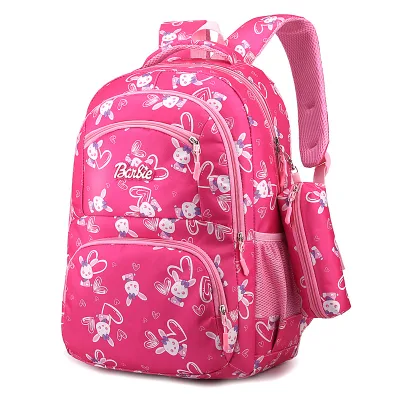 Hot-Selling Two-Piece Set Schoolbag Pencil Case Cartoon Boys and Girls Elementary Students School Backpack