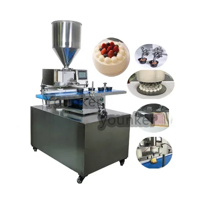 Bread Croissant Filling Injecting Cream Making Machine,Bun Puff Injection Cup Cake Decorating Cream Covering Machine