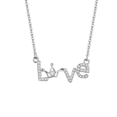 Fashion Jewelry Necklaces Fine Custom Chain Name Personalised Pendant Friendship Love Designer Letter Necklace