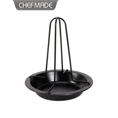 CHEFMADE Non-stick Chicken Roaster Rack Carbon Steel Baking Tray